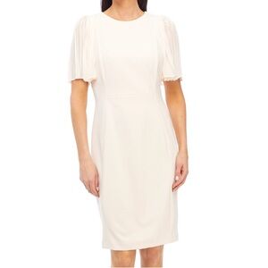 Calvin Klein Short Flare Sleeve Sheath Dress